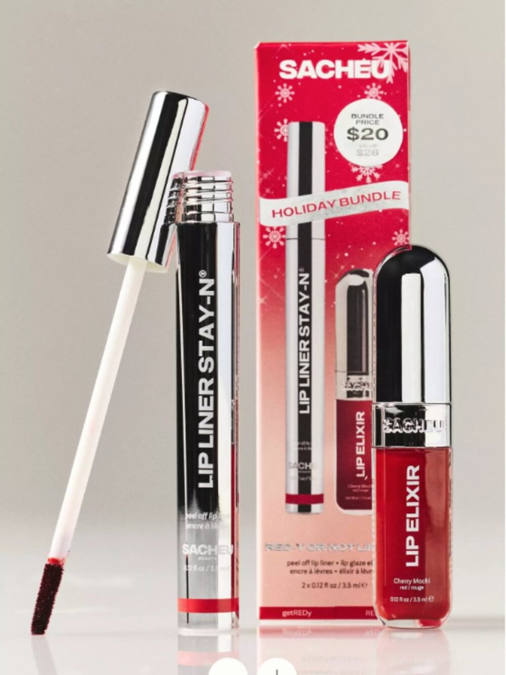 SACHEU Beauty Stay-N Red-Y or Not Duo NEW